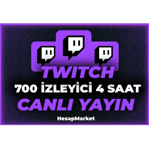  700 ⭐ TWİTCH ⭐ CANLI YAYIN İZLEYİCİ